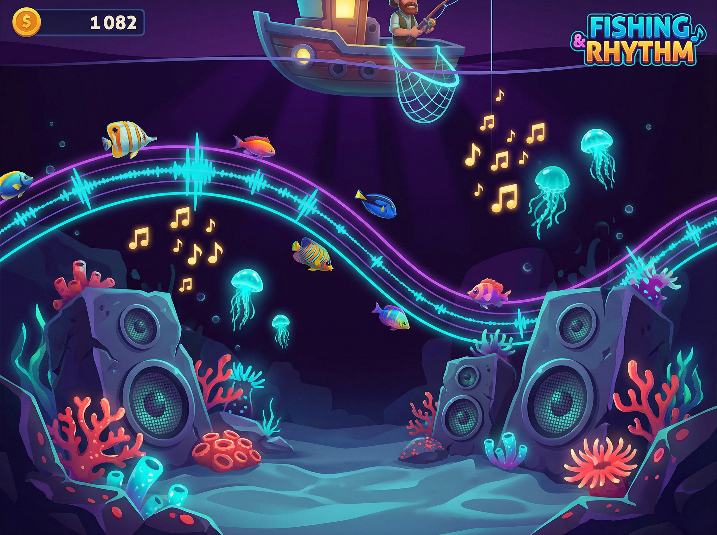 捕鱼游戏海洋音景设计的奥秘 - 赏金女王试玩